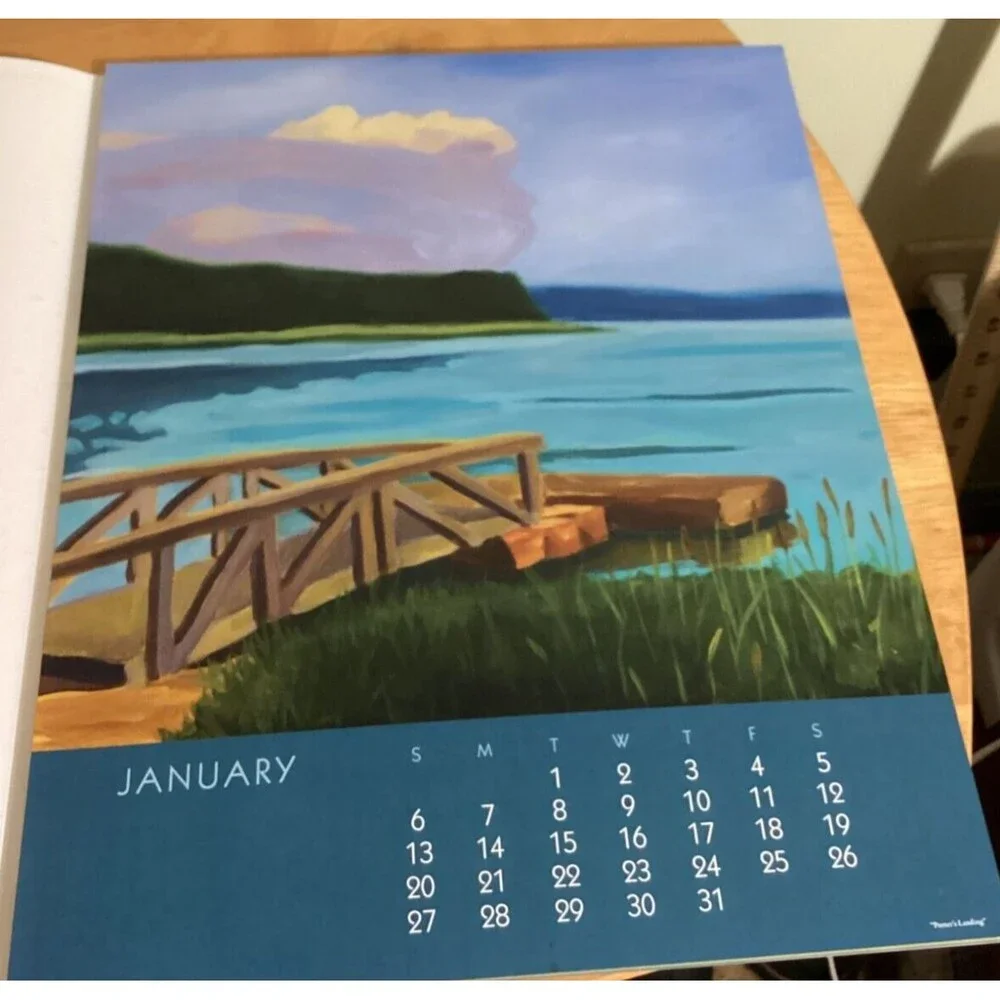 2012 & 2013 Display Poster Calendar Paintings by Catherine Breer - Maine Scenes